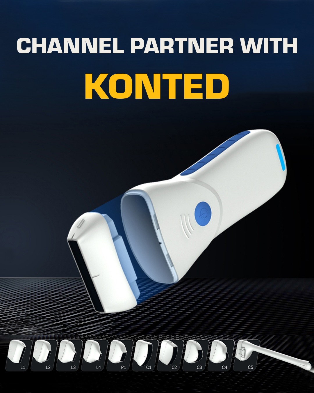 Interchangeable Probes Pocket Ultrasound C10Mpro 128E with 10 Probes